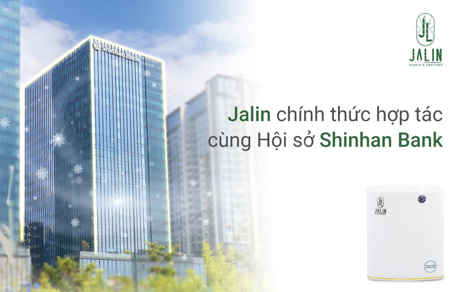 Hương thơm cho ngần hàng shinhan Bank