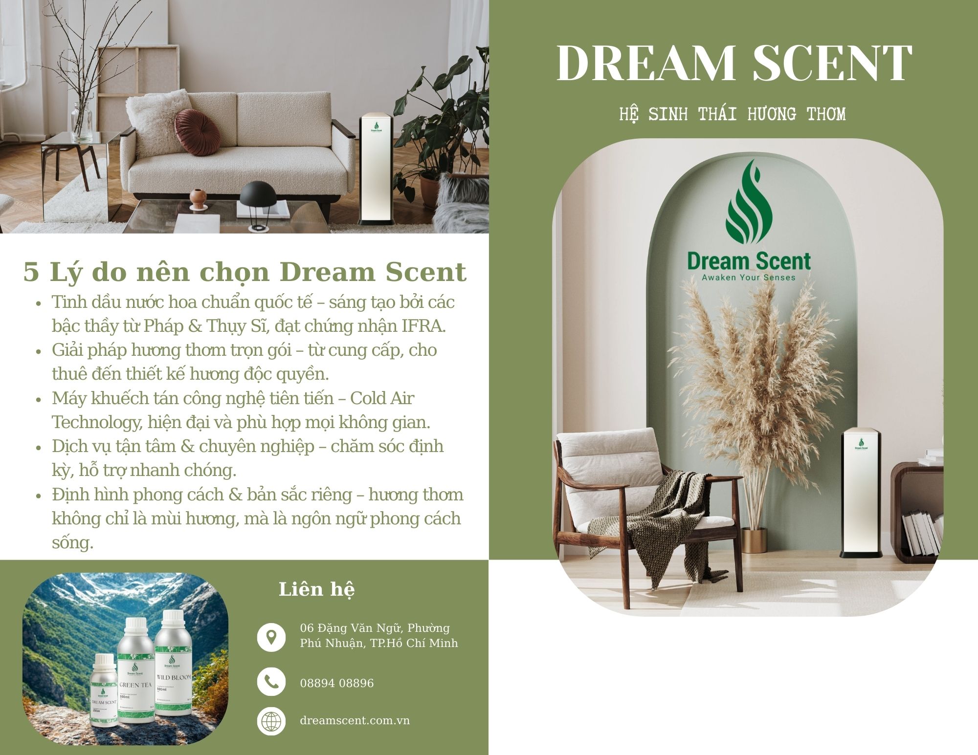 Lý do nên chọn tinh dầu Dream Scent