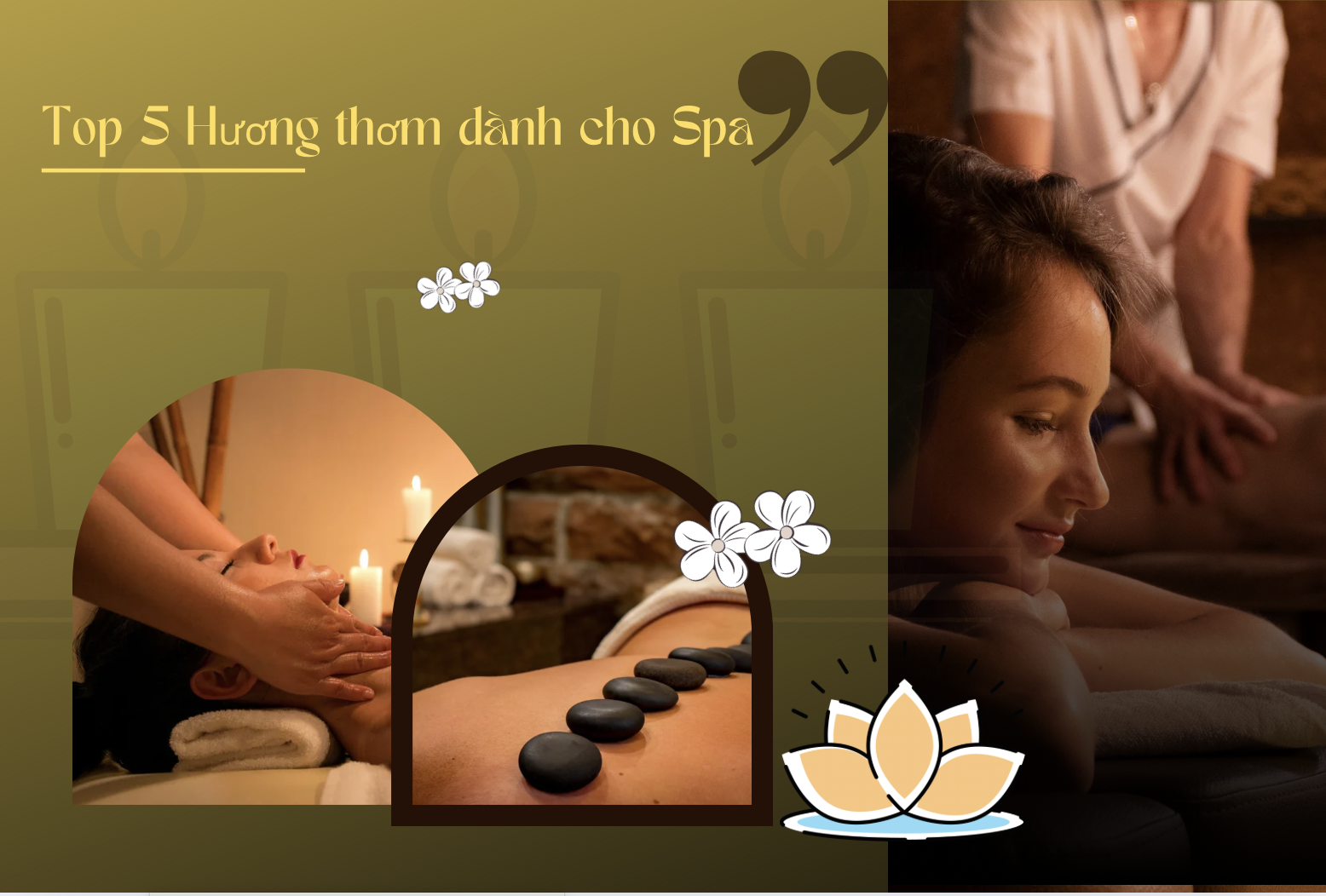 HƯơng thơm dành cho spa