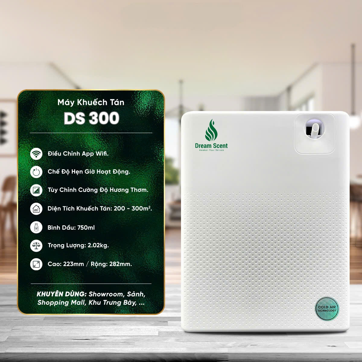 Máy Khuếch Tán Tinh Dầu DS 300