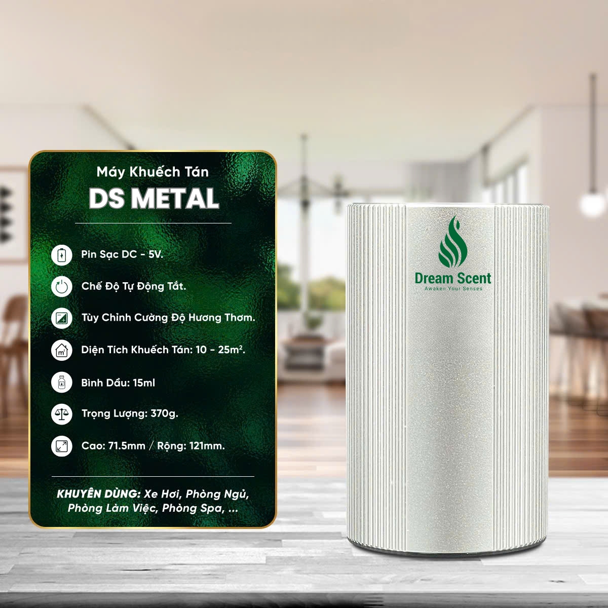 MÁY KHUẾCH TÁN DS METAL