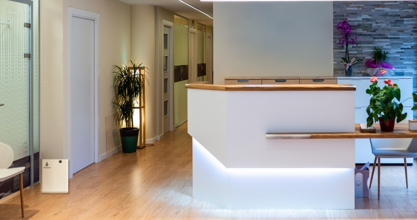 Hương thơm cho Spa khu vực phòng lễ tân