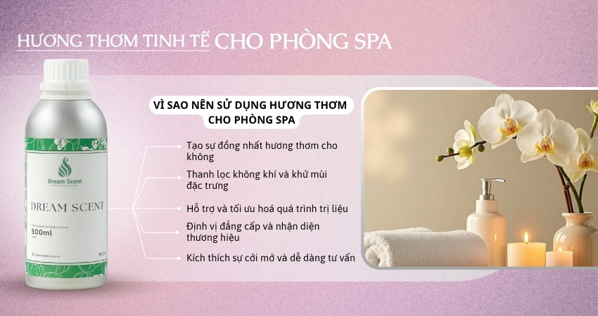Lợi ích hương thơm Spa