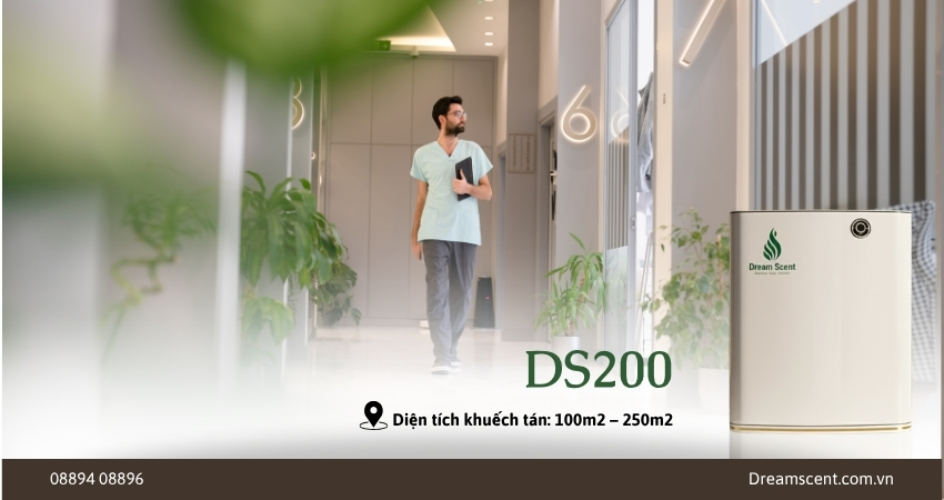 Máy DS 200 cho không gian nha khoa
