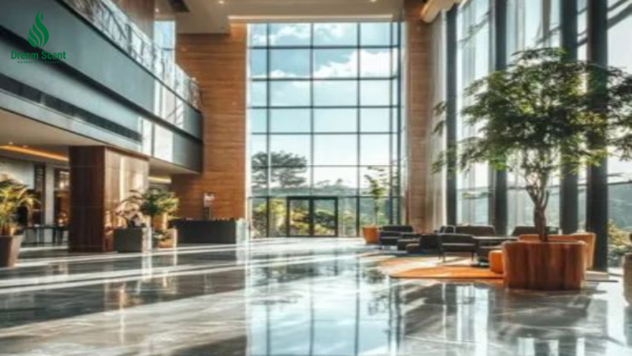 Hương thơm giúp làm tan biến mệt mỏi của khách hàng ngay tại sảnh