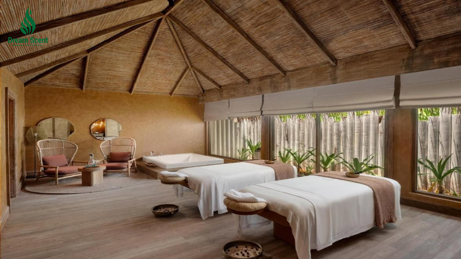 Hương thơm mang lại sự thoải mái và thư giãn cho không gian spa