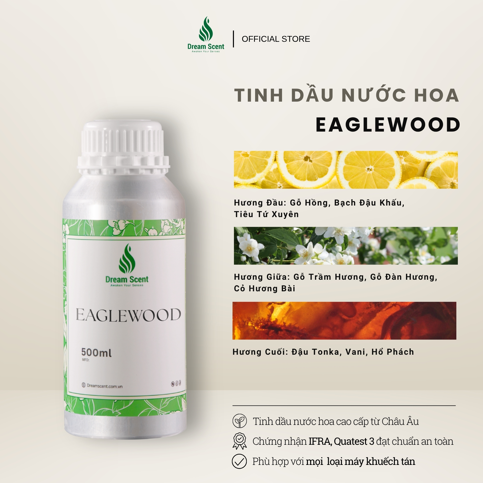 Tinh dầu nước hoa cao cấp Eaglewood