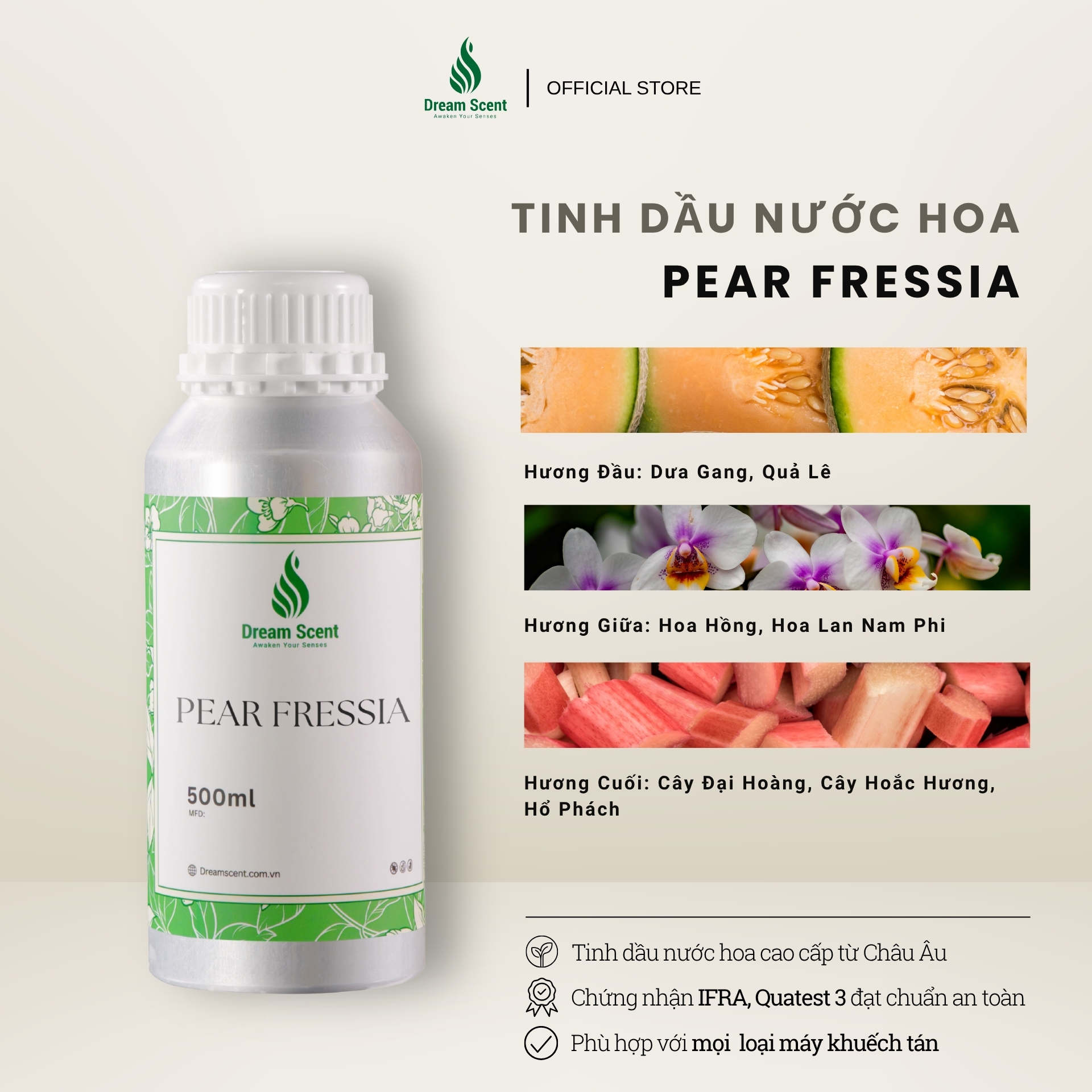 Tinh dầu nước hoa cao cấp Pear Fressia