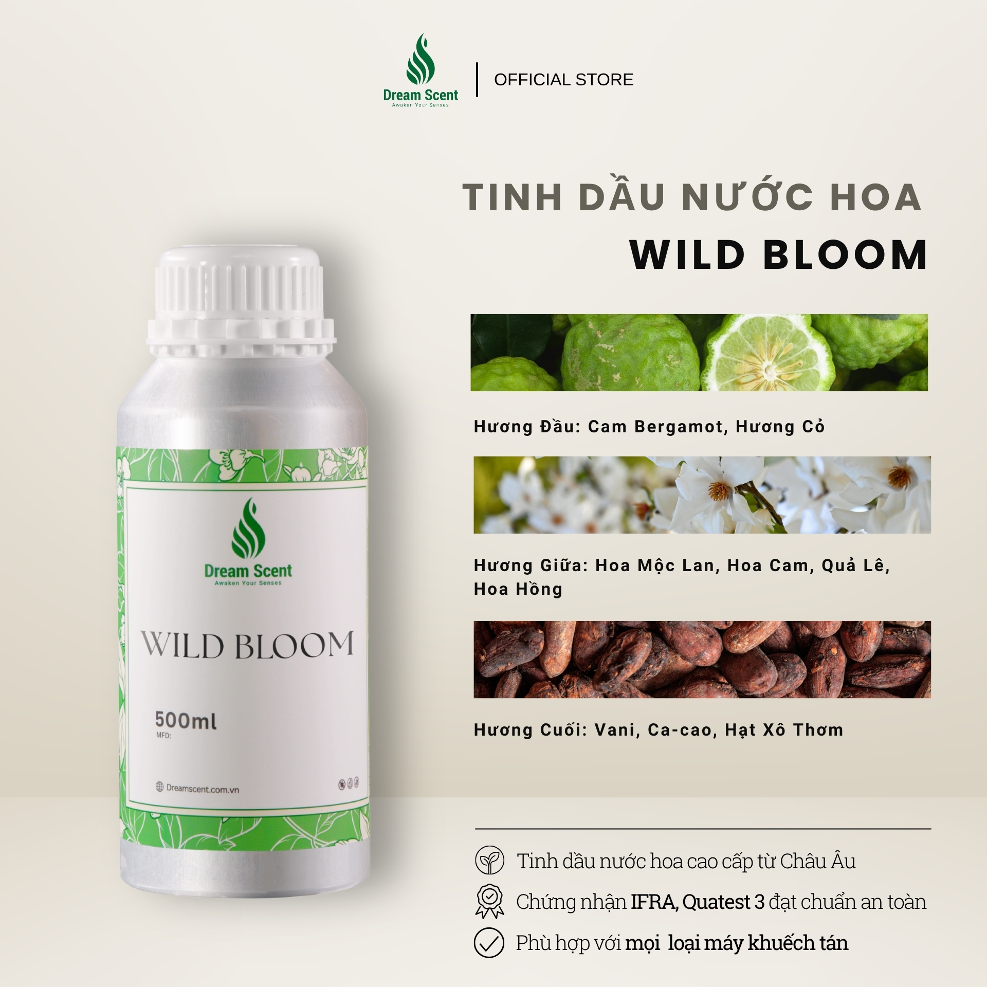 Tinh dầu nước hoa cao cấp Wild Bloom