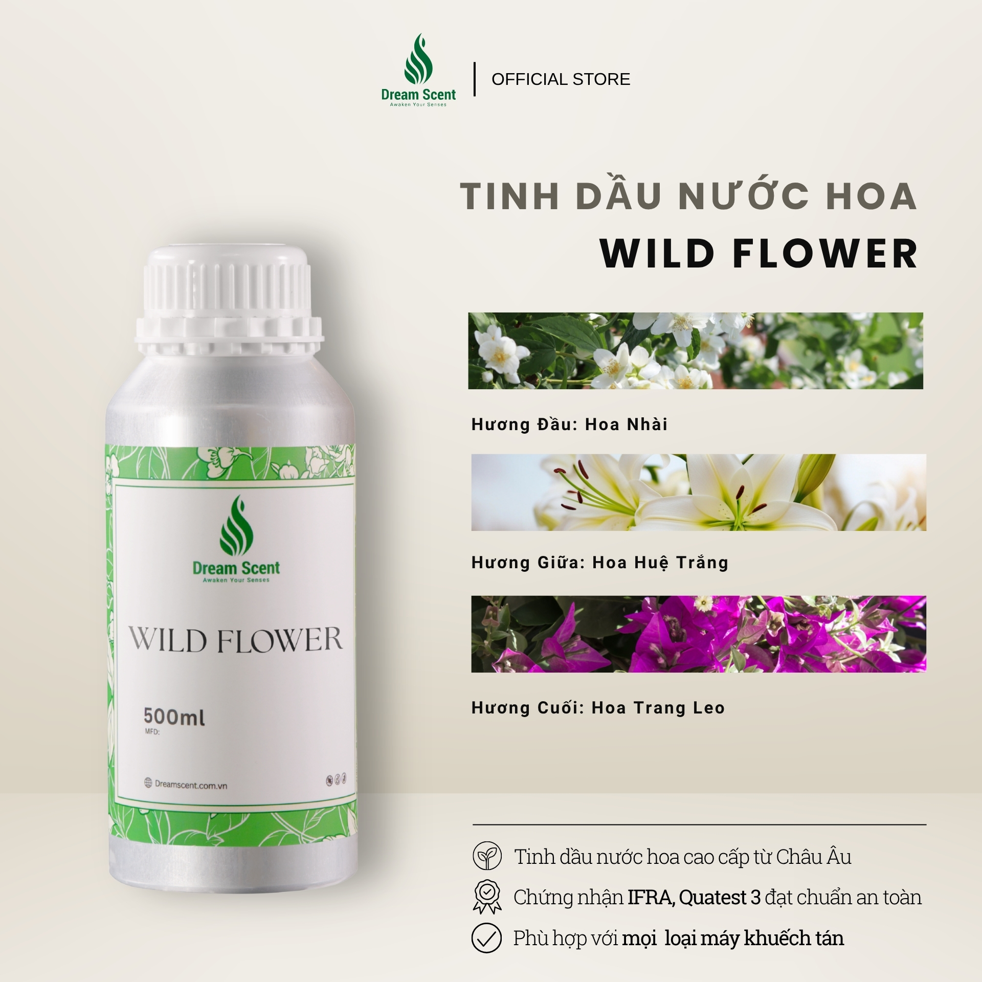 Tinh dầu nước hoa cao cấp Wild Flower