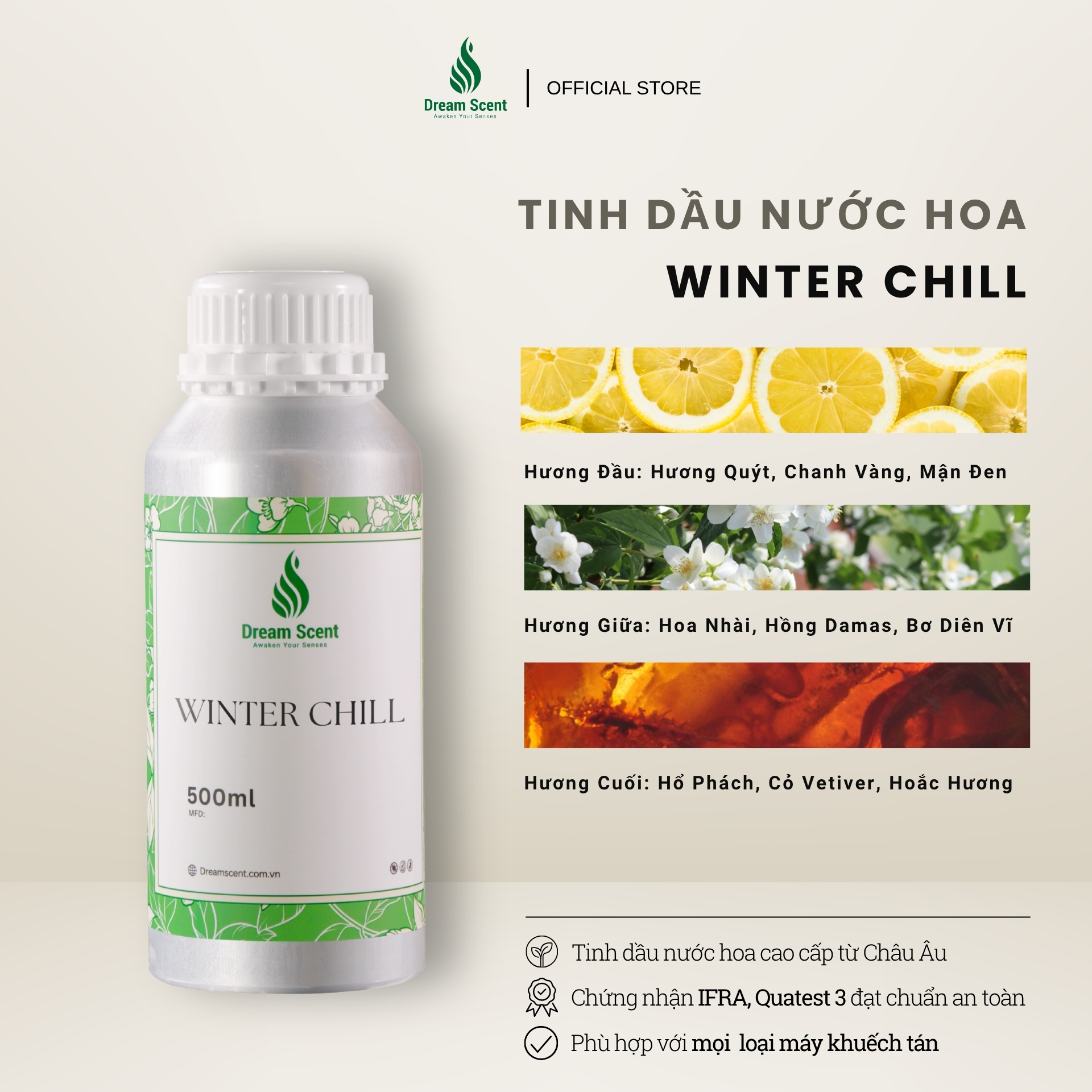 Tinh dầu nước hoa cao cấp Winter Chill